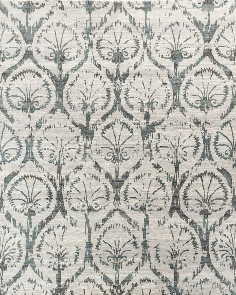 Luxury - Pristine Grey Woolen Hand Knotted Premium Carpet