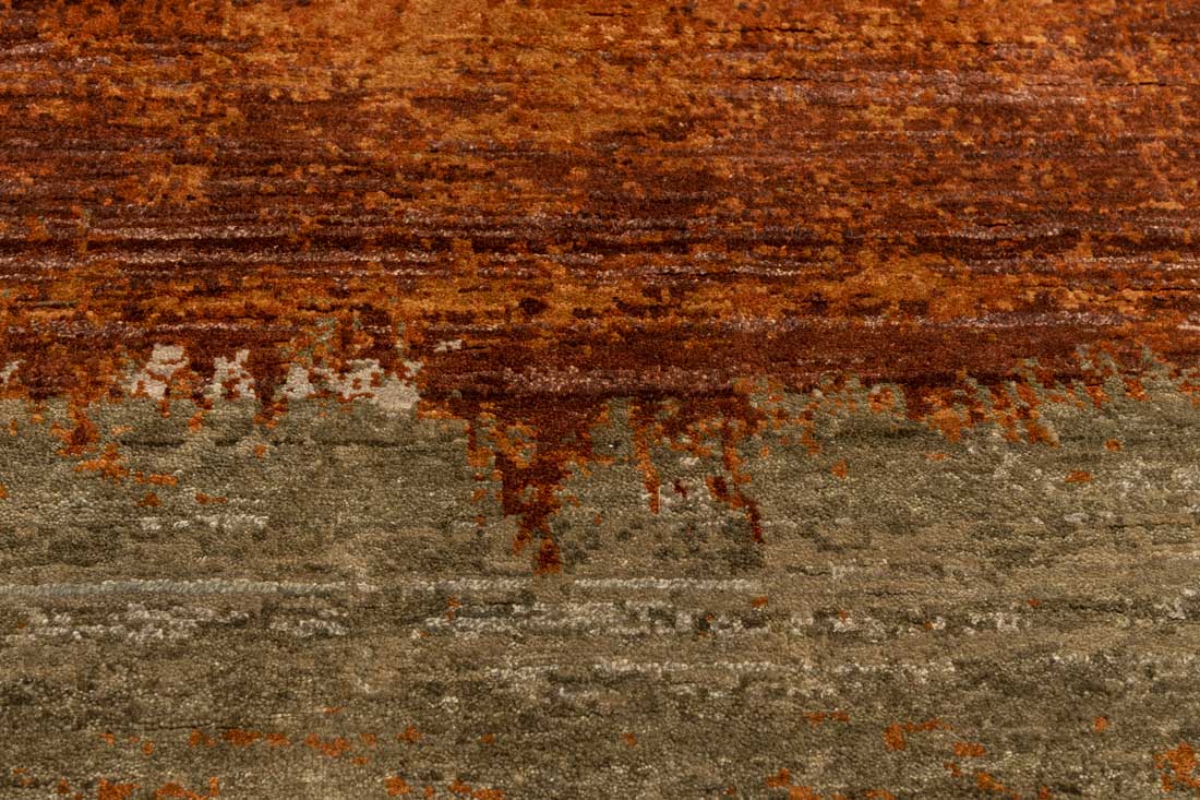 Rust Camel Rug Buy Luxury Pristine Camel Rust Wool & Silk Hand Knotted Premium Carpet ...