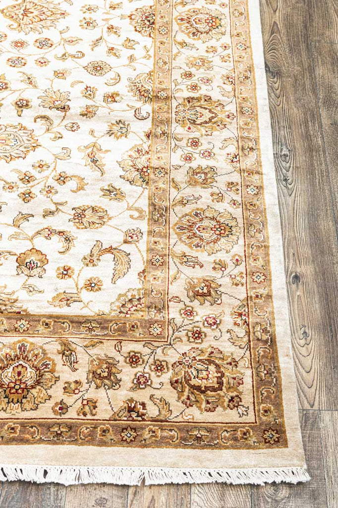Luxury - Kashmere Trunk Beige Camel Silk Hand Knotted Premium Carpet