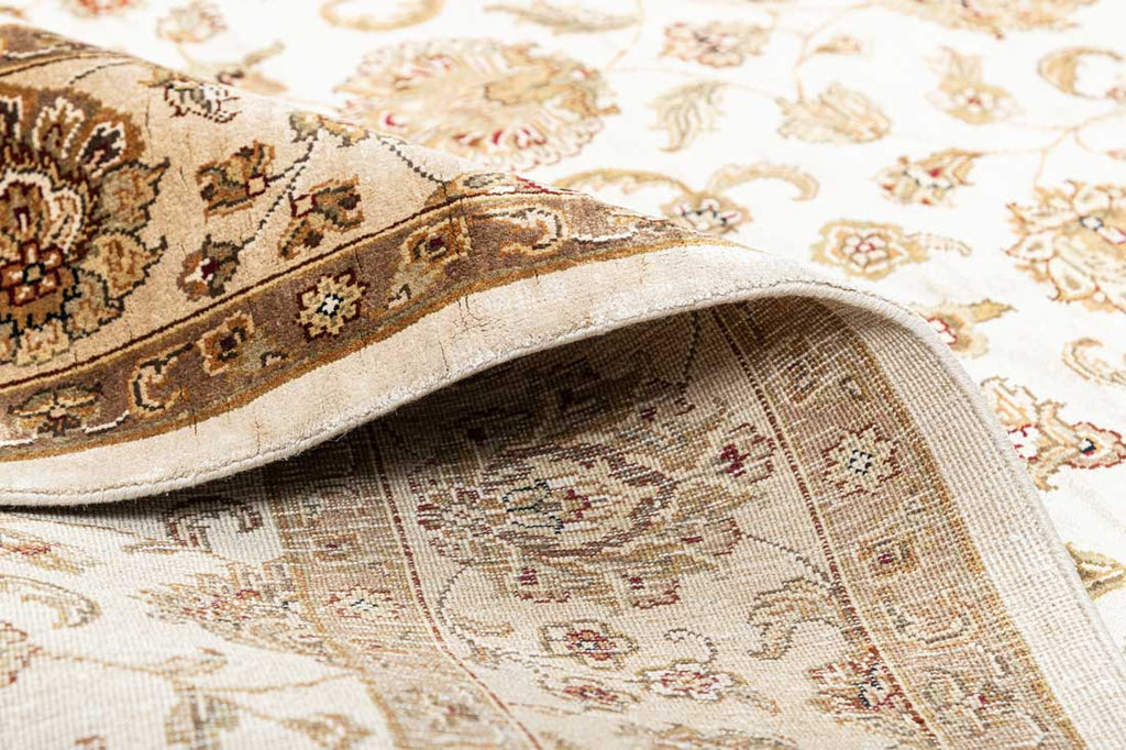 Luxury - Kashmere Trunk Beige Camel Silk Hand Knotted Premium Carpet