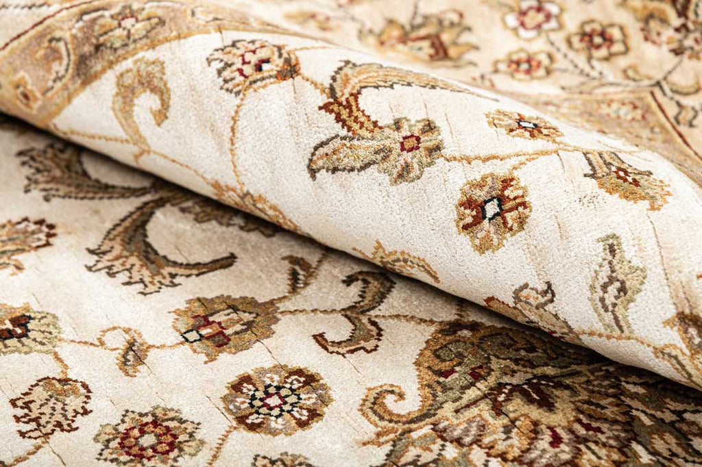 Luxury - Kashmere Trunk Beige Camel Silk Hand Knotted Premium Carpet