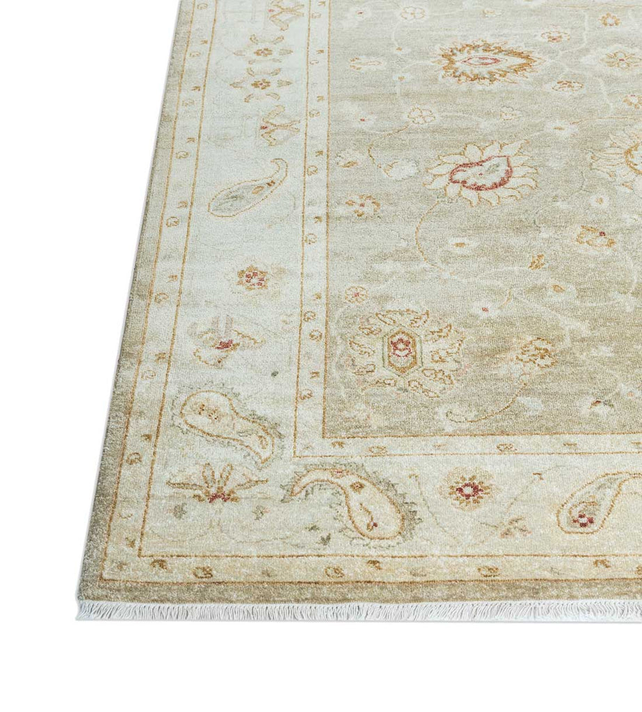Luxury - Hudson Camel Ivory New Neland Wool Hand Knotted Premium Carpet