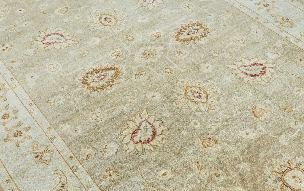 Luxury - Hudson Camel Ivory New Neland Wool Hand Knotted Premium Carpet