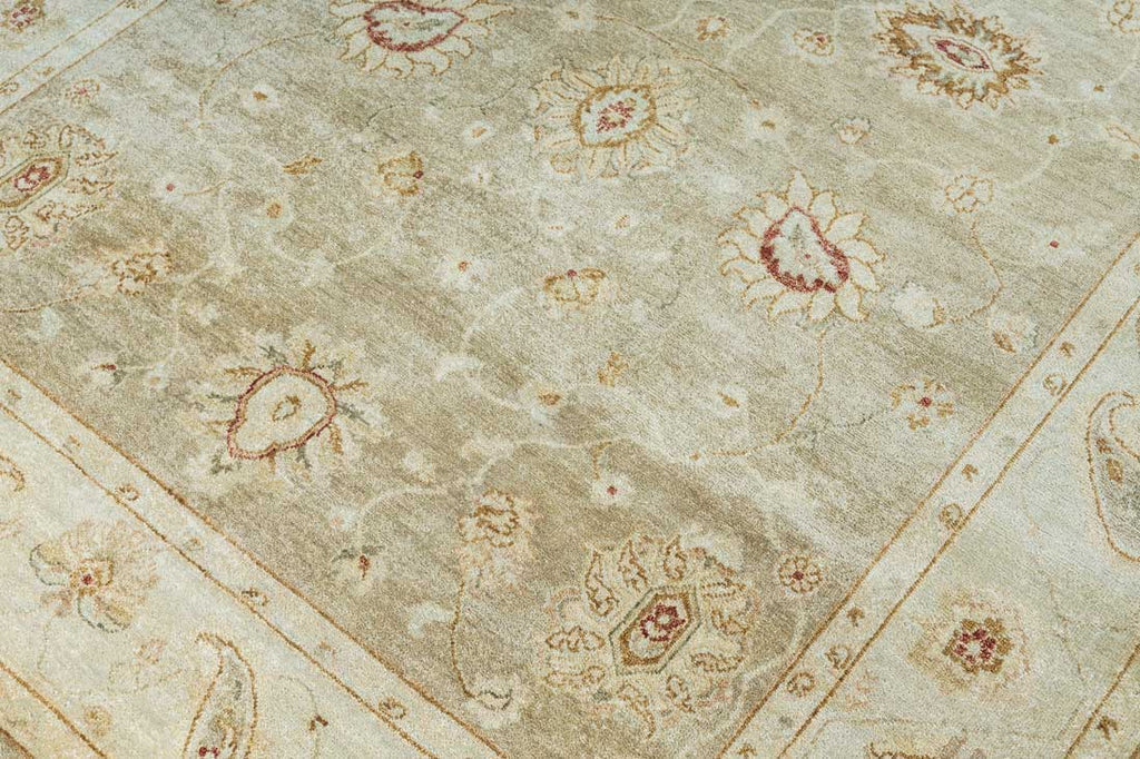 Luxury - Hudson Camel Ivory New Neland Wool Hand Knotted Premium Carpet
