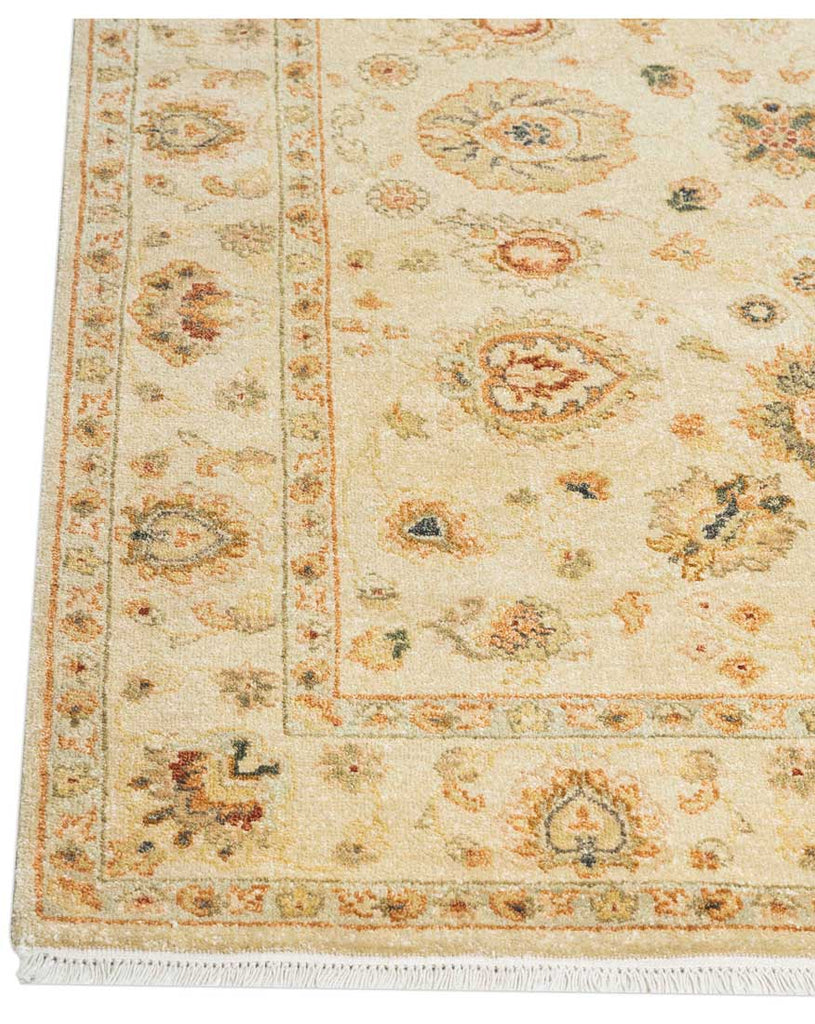 Luxury - Lacquer Ivory New Zealand Wool Hand Knotted Premium Carpet