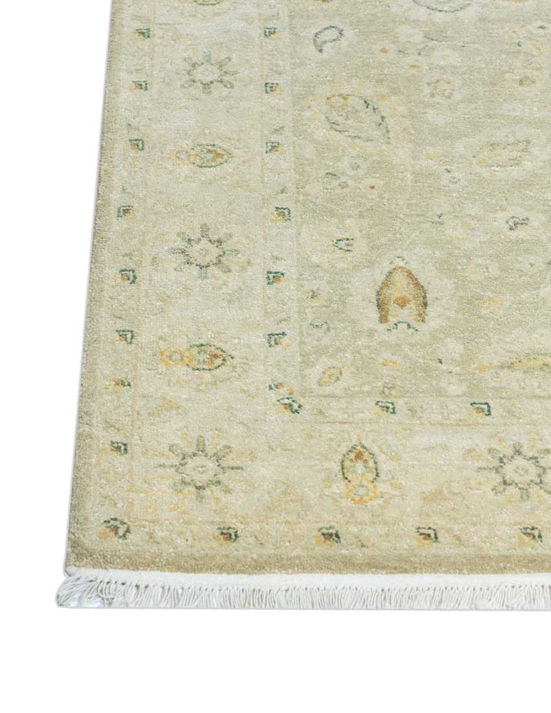 Luxury - Alpaca Camel Ivory New Zealand Wool Hand Knotted Premium Carpet