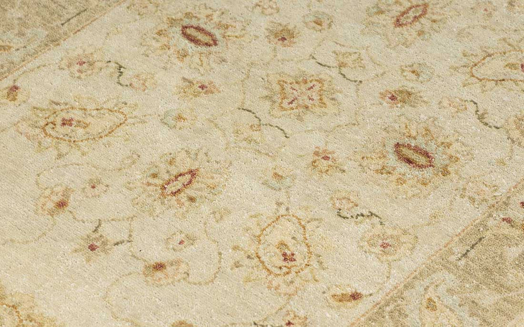 Luxury - Ori Ivory Beige New Zealand Wool Hand Knotted Premium Carpet