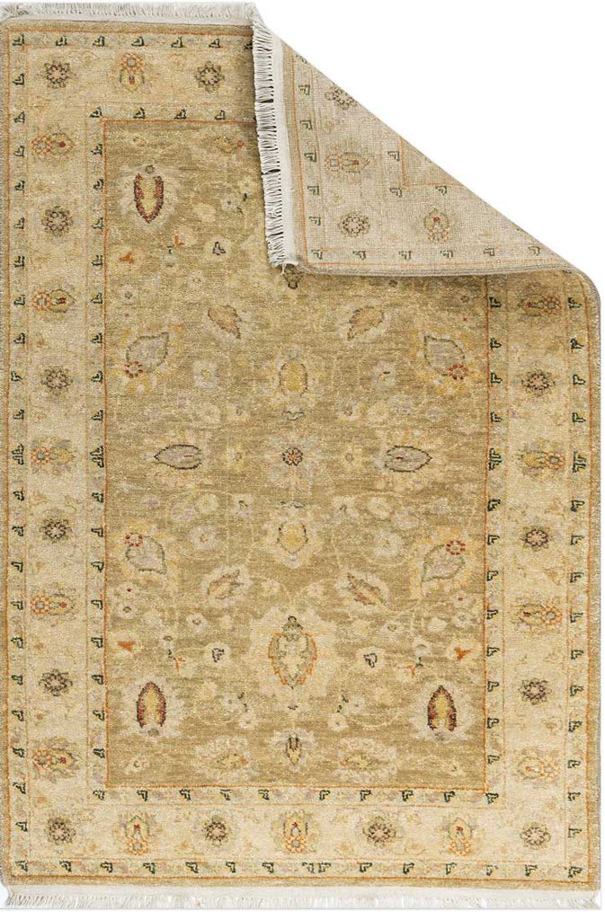 Luxury - Sono Ivory Beige New Zealand Wool Hand Knotted Premium Carpet