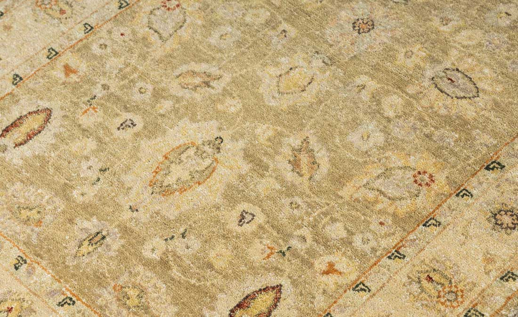 Luxury - Sono Ivory Beige New Zealand Wool Hand Knotted Premium Carpet
