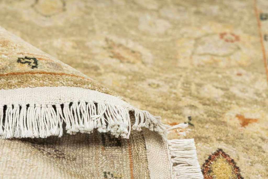 Luxury - Sono Ivory Beige New Zealand Wool Hand Knotted Premium Carpet
