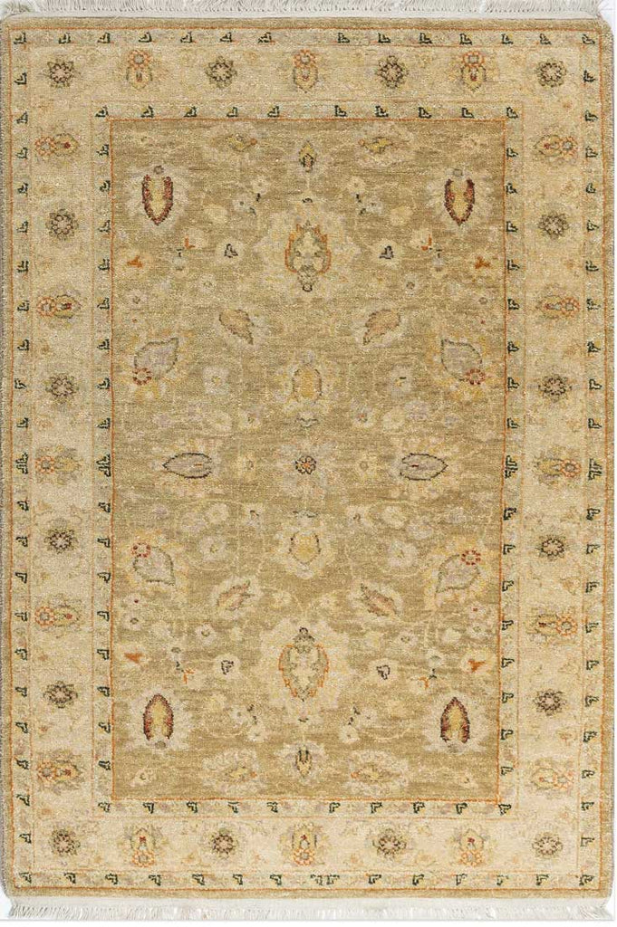 Luxury - Sono Ivory Beige New Zealand Wool Hand Knotted Premium Carpet