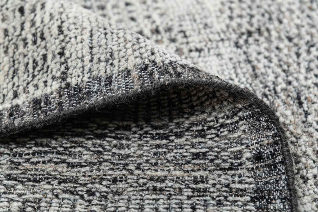 Grass Charcoal 100% Wool Hand Knotted Carpet