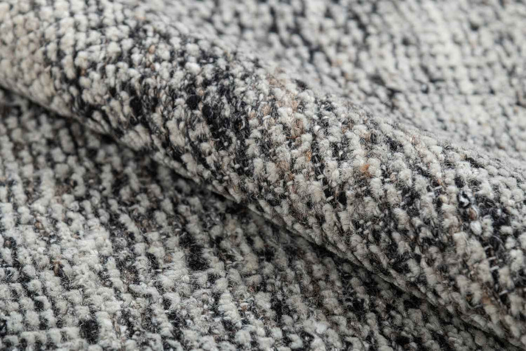 Grass Charcoal 100% Wool Hand Knotted Carpet