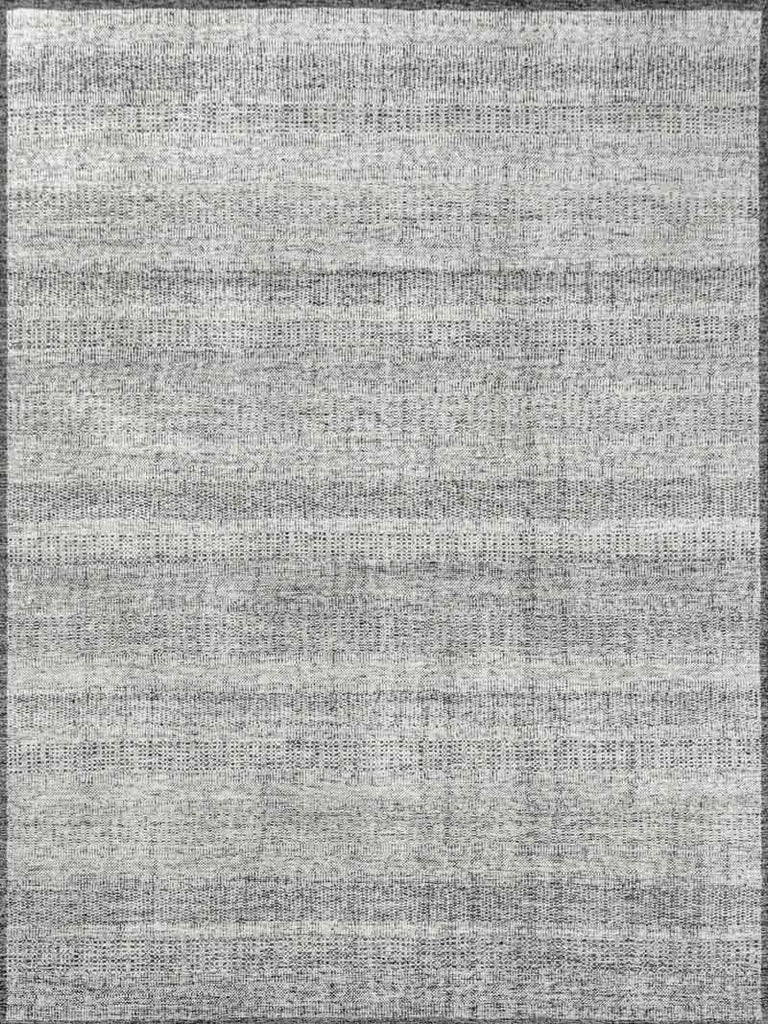 Grass Charcoal 100% Wool Hand Knotted Carpet