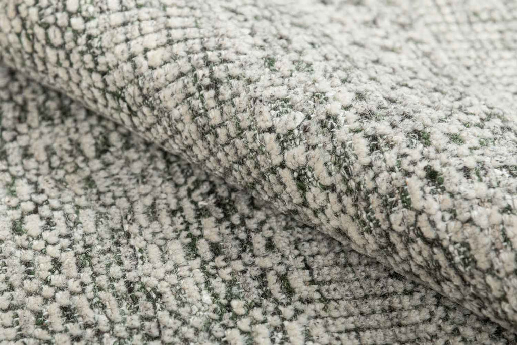 Grass Green 100% Wool Hand Knotted Carpet