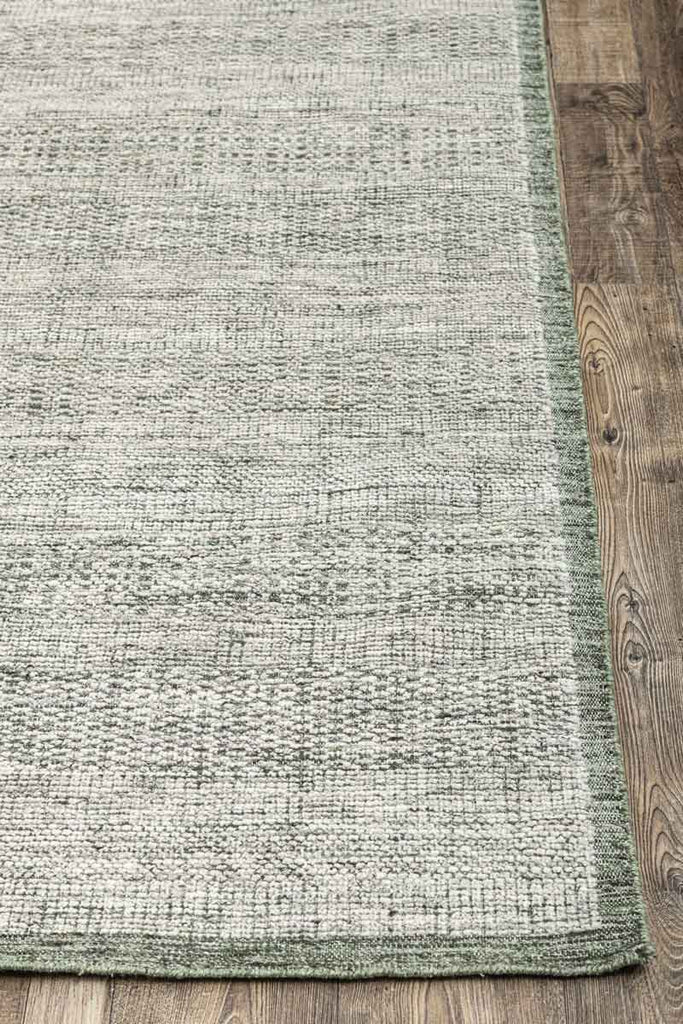 Grass Green 100% Wool Hand Knotted Carpet