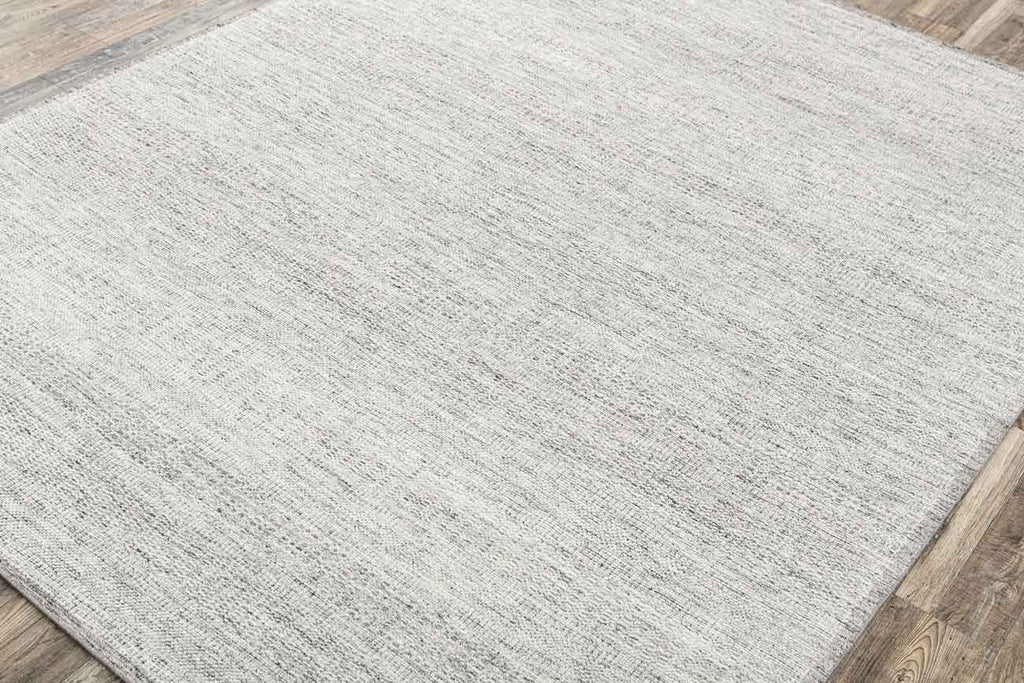 Grass Light Grey 100% Wool Hand Knotted Carpet