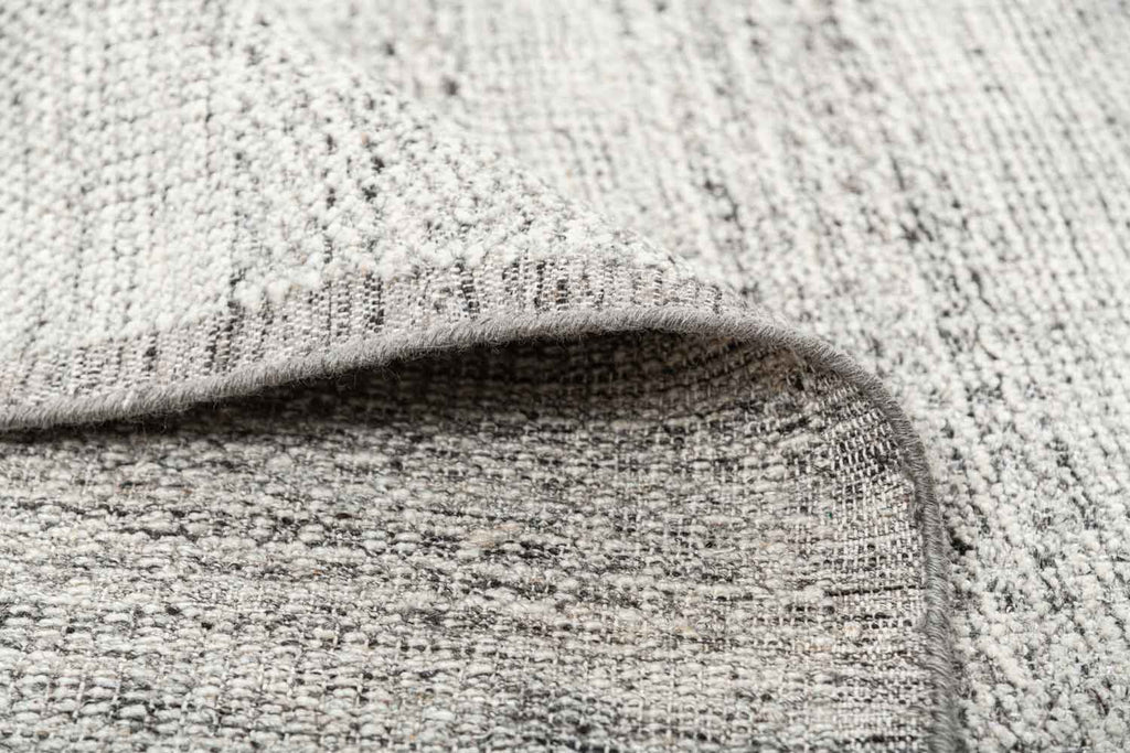 Grass Light Grey 100% Wool Hand Knotted Carpet