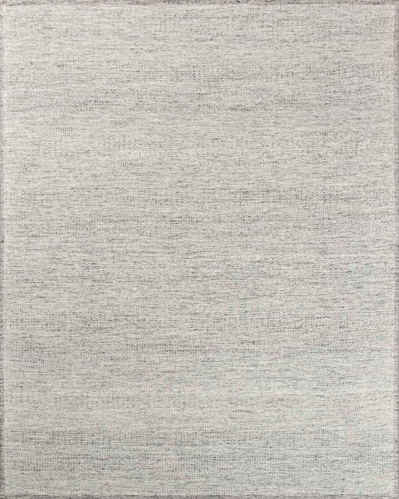 Grass Light Grey 100% Wool Hand Knotted Carpet