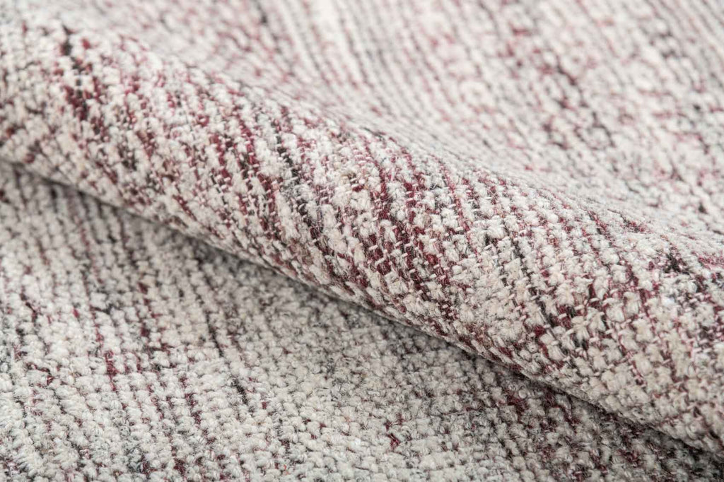 Grass Purple Pink 100% Wool Hand Knotted Carpet