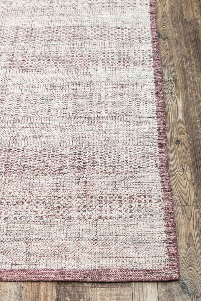 Grass Purple Pink 100% Wool Hand Knotted Carpet