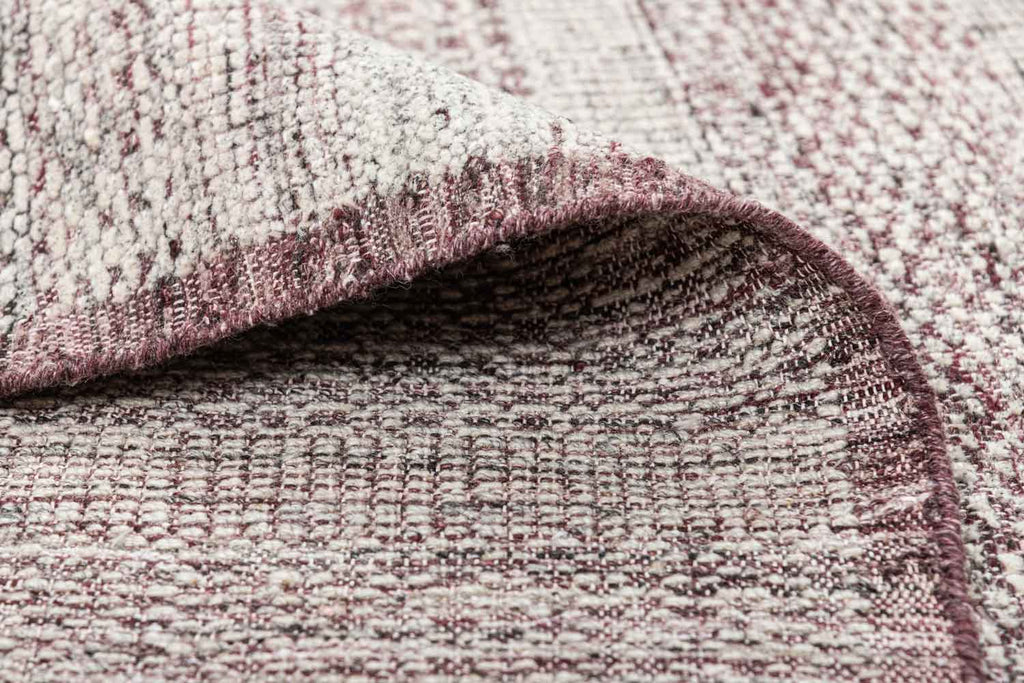 Grass Purple Pink 100% Wool Hand Knotted Carpet