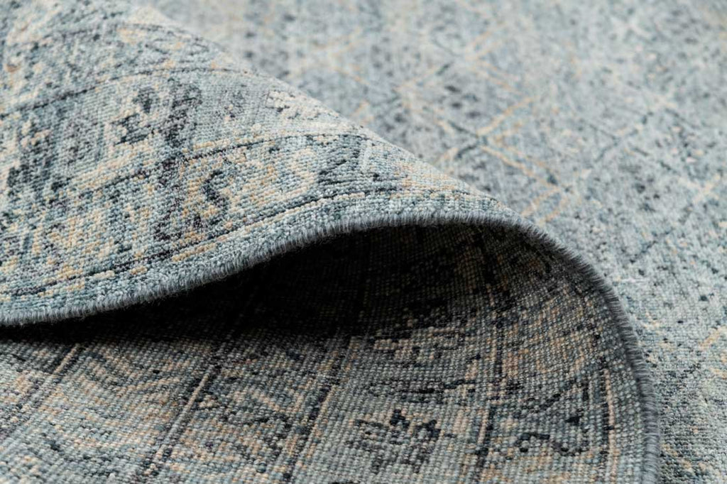 Luxury - Vibrance Green Beige Woolen Hand Knotted Premium Carpet