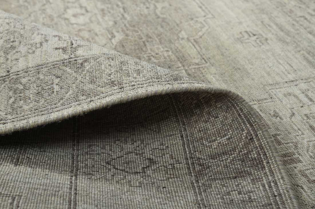 Luxury - Vibrance Brown Grey Woolen Hand Knotted Premium Carpet
