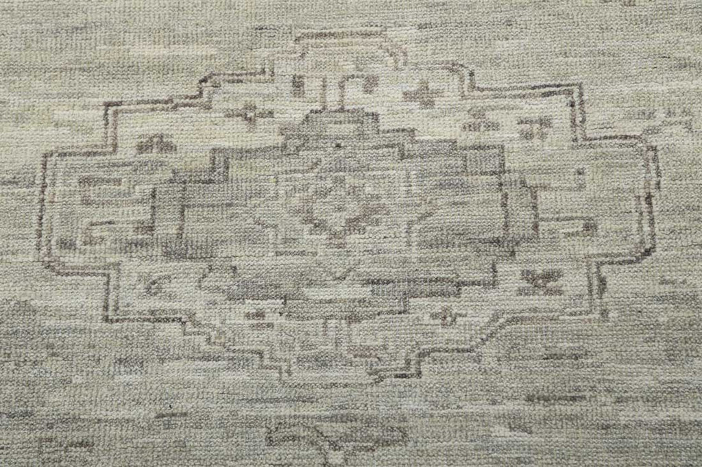 Luxury - Vibrance Brown Grey Woolen Hand Knotted Premium Carpet