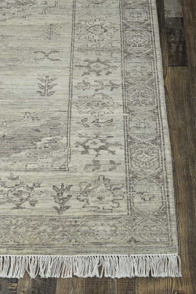 Luxury - Vibrance Brown Grey Woolen Hand Knotted Premium Carpet