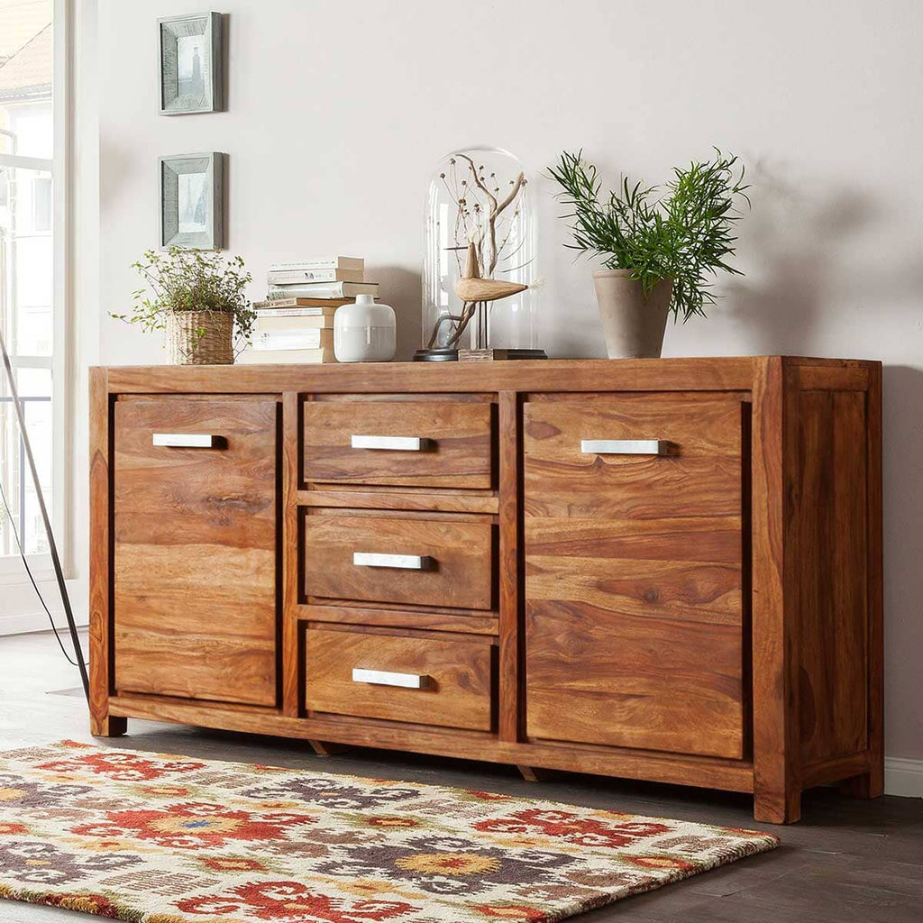 Solid Wood Port Sideboard Grand Honey