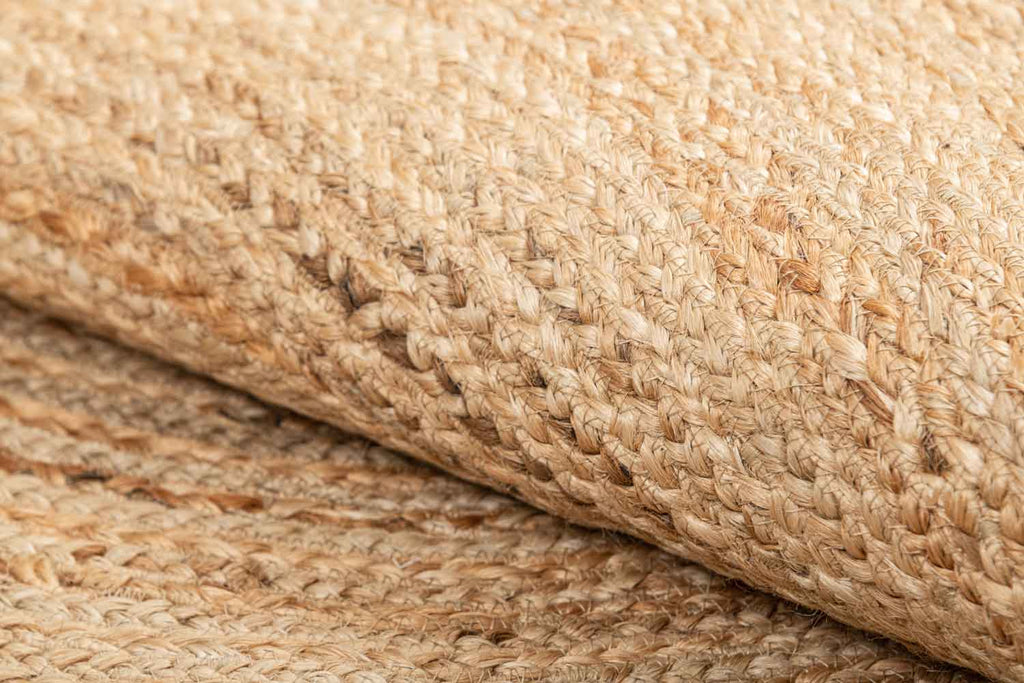 Jute Natural 100% Jute Braided Rug