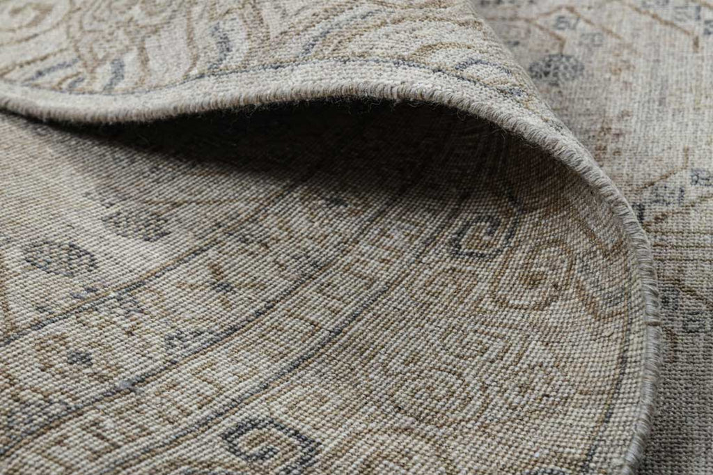 Luxury - Vibrance Brown Grey Woolen Hand Knotted Premium Carpet