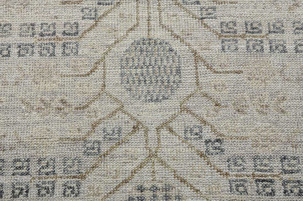Luxury - Vibrance Brown Grey Woolen Hand Knotted Premium Carpet