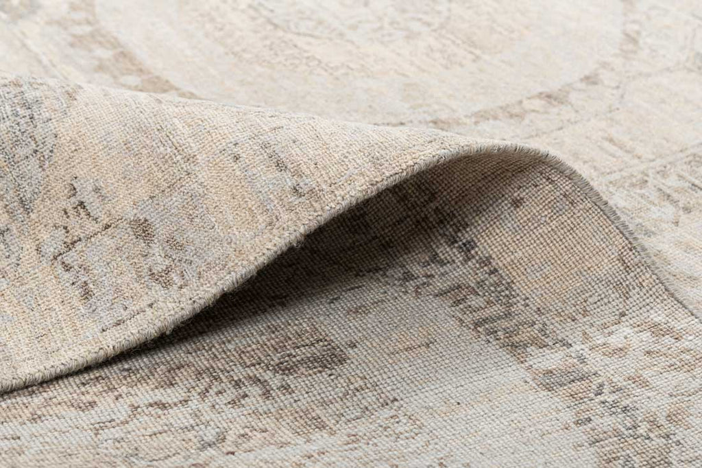Luxury - Vibrance Brown Grey Woolen Hand Knotted Premium Carpet