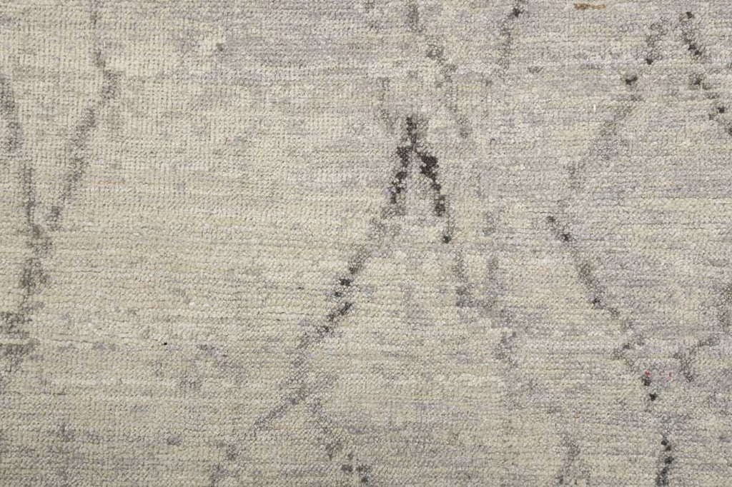 Luxury - Eternal Beige Charcoal Woolen Hand Knotted Premium Carpet