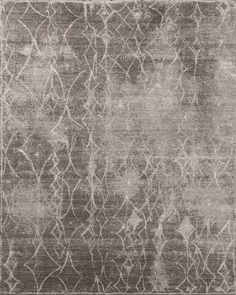 Luxury - Eternal Brown Charcoal Woolen Hand Knotted Premium Carpet