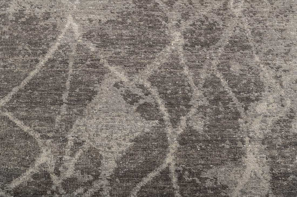 Luxury - Eternal Brown Charcoal Woolen Hand Knotted Premium Carpet