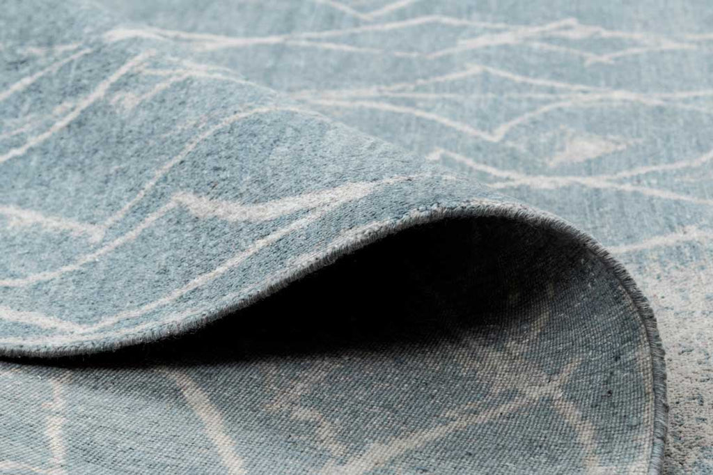 Luxury - Eternal Grey Blue Woolen Hand Knotted Premium Carpet