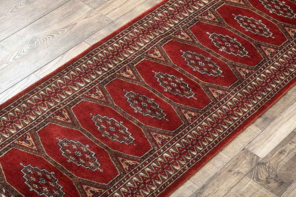 Mohar Rust Red 100% Wool Hand Knotted Carpet