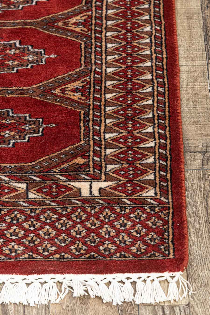 Mohar Rust Red 100% Wool Hand Knotted Carpet