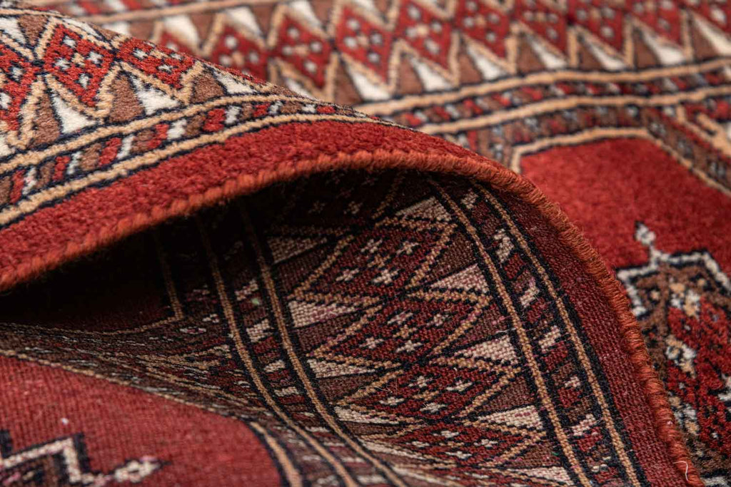 Mohar Rust Red 100% Wool Hand Knotted Carpet