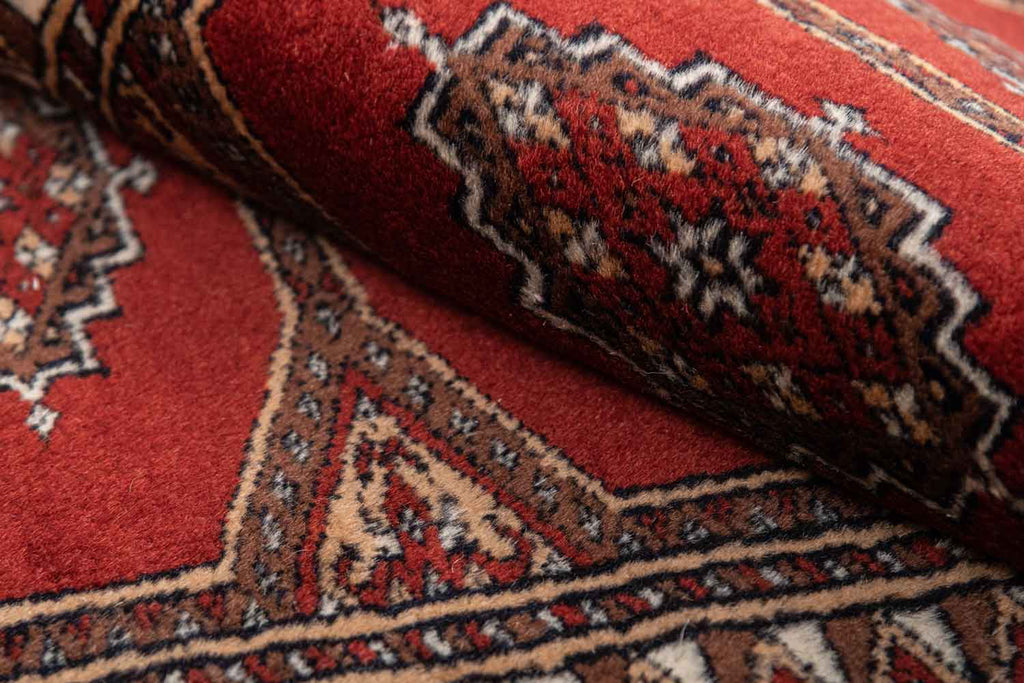 Mohar Rust Red 100% Wool Hand Knotted Carpet