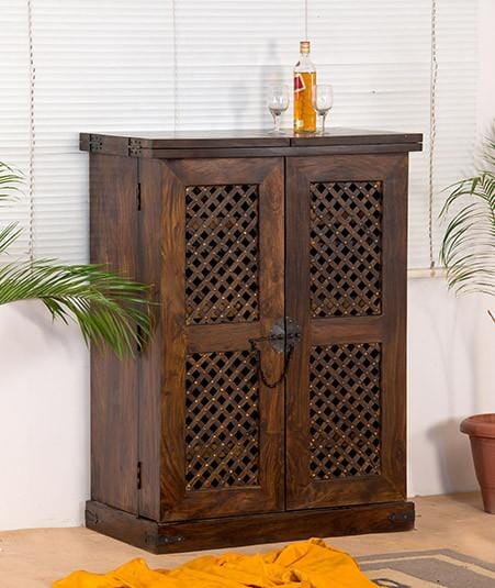 Solid Sheesham Wood Furniture - Jali Bar