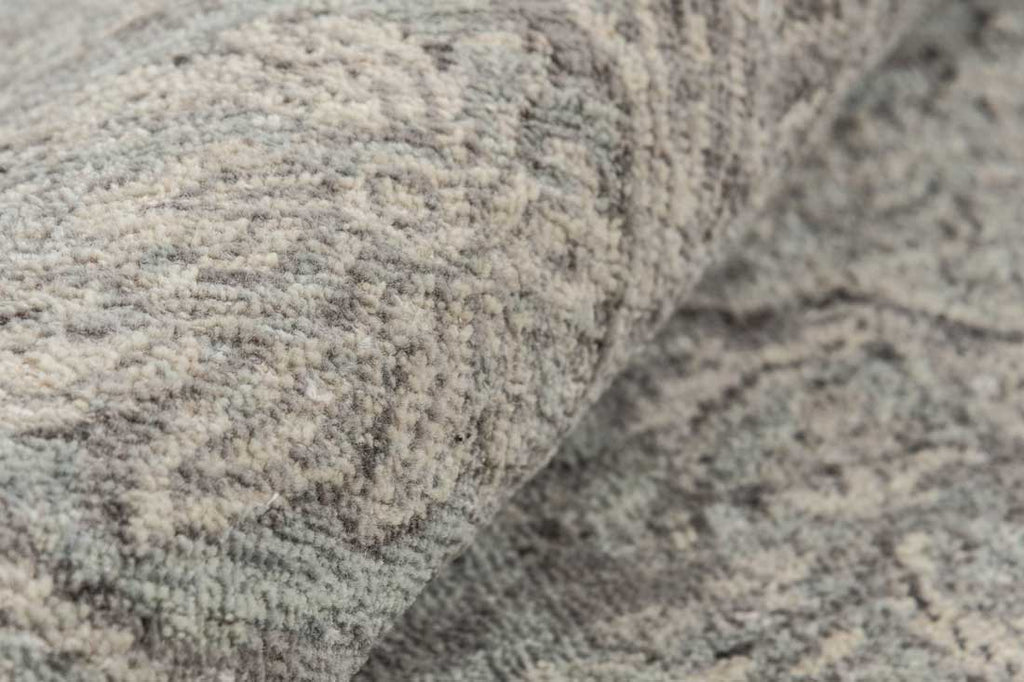 Luxury - Eternal Grey Blue Woolen Hand Knotted Premium Carpet