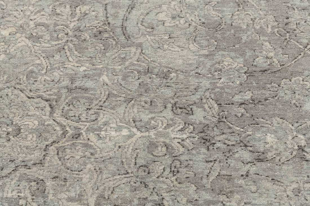 Luxury - Eternal Grey Blue Woolen Hand Knotted Premium Carpet