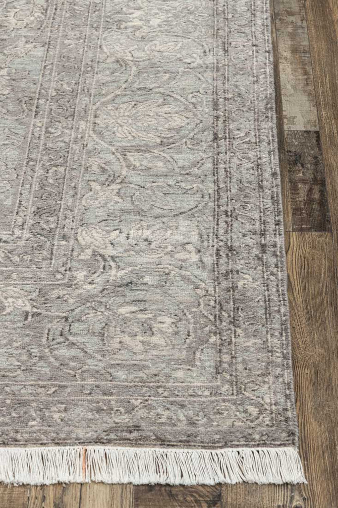 Luxury - Eternal Grey Blue Woolen Hand Knotted Premium Carpet