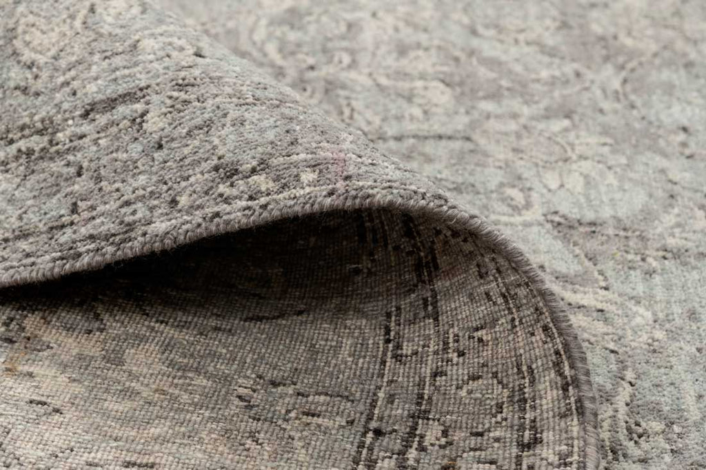 Luxury - Eternal Grey Blue Woolen Hand Knotted Premium Carpet