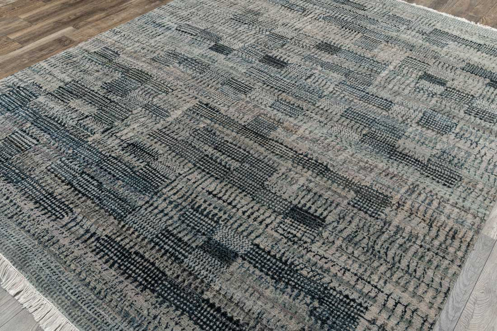 Luxury - Eternal Grey Charcoal Woolen Hand Knotted Premium Carpet