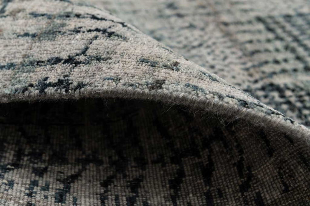 Luxury - Eternal Grey Charcoal Woolen Hand Knotted Premium Carpet